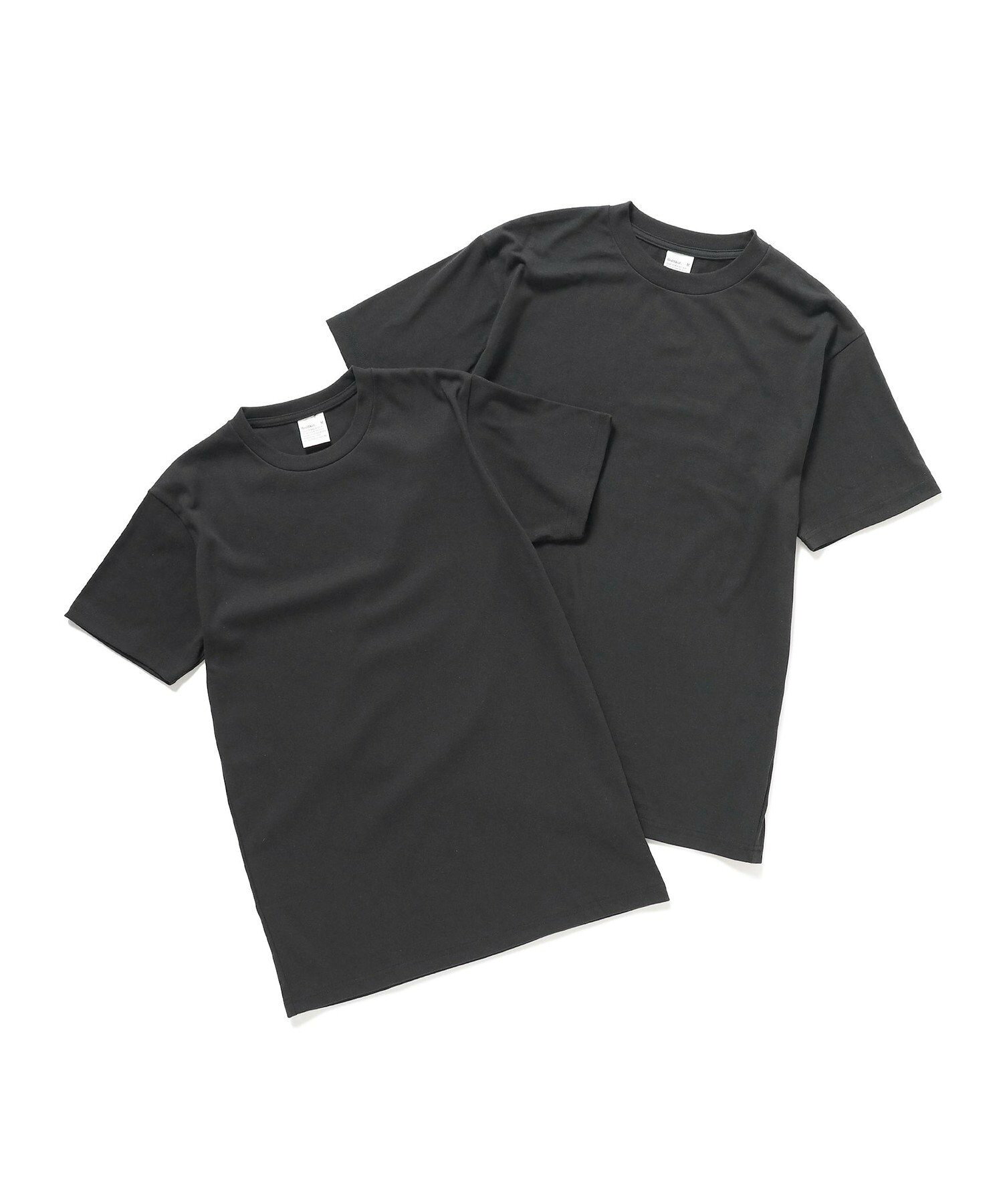 Healthknit / ミリタリー 2パック クルーネック  Tシャツ (天竺素材&フライス素材)